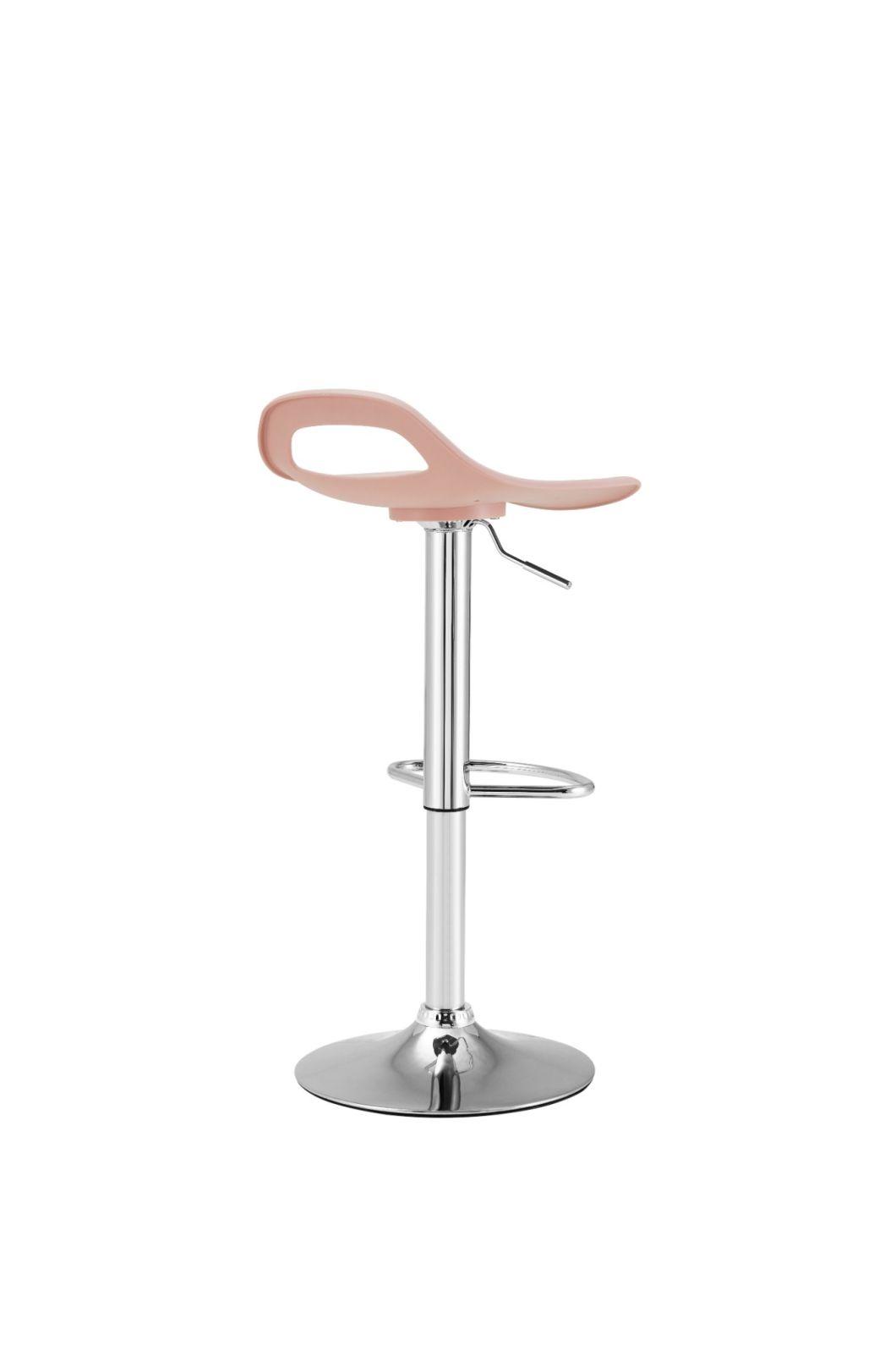 Factory Direct Wholesale Metal Leg Plastic Seat Bar Chair Modern Barstools High Chair Barstool