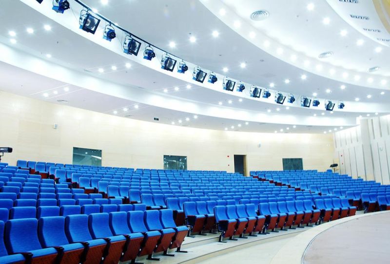 New Design Popular for Lecture Room Hall Theater Auditorium Chair Wooden Cinema Theater Furniture Lecture Room Church Chairs