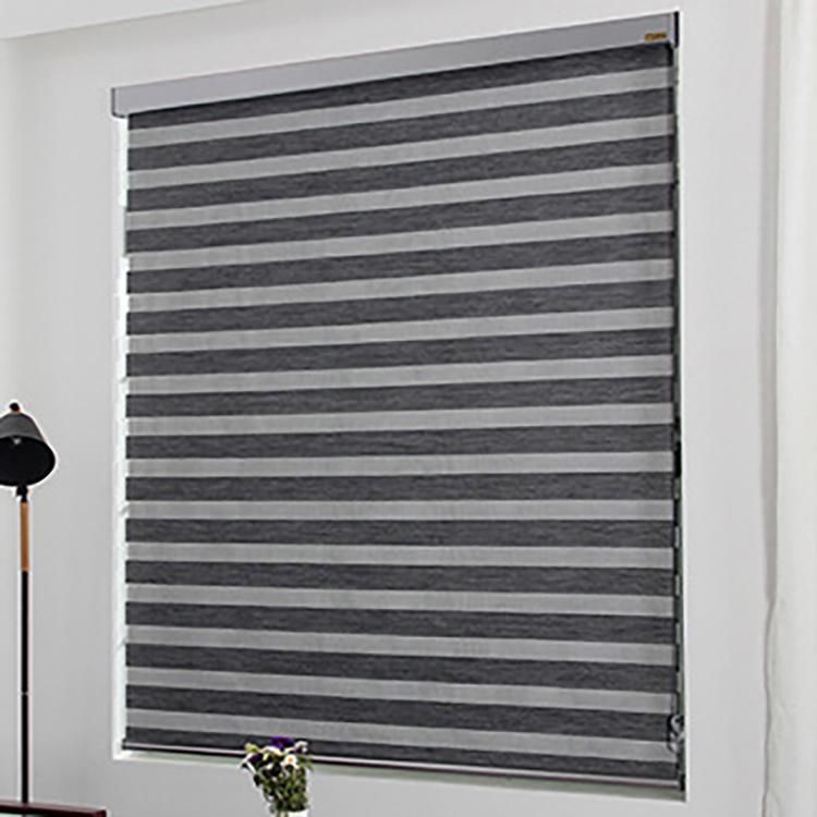 Manual Zebra Blind Light Filtering Day and Night Window Roller Blinds for Bedroom Office 50%~95% Shading Rate Custom Size