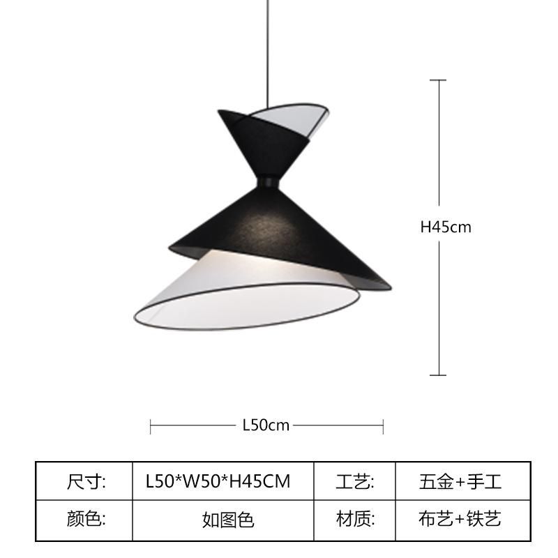 Nordic Design Indiviudal Fabric Art Decorative Pendant Light Color Lighting for The Living Room (WH-MI-165)