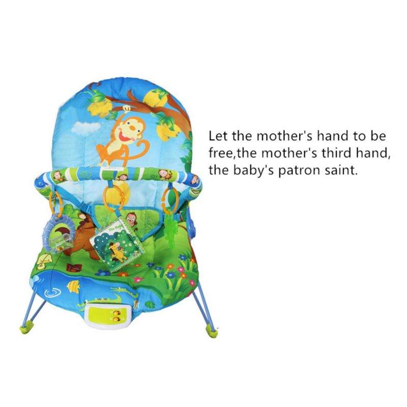 2021 Hot Sell Baby Music Rocker Rocking Chair Electric Baby Swing Chair