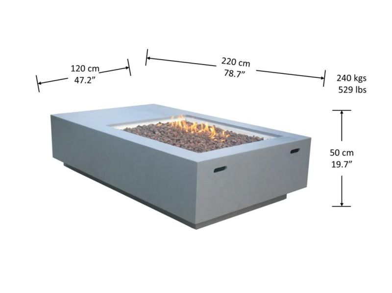 Customzied High Quality Propane Fire Pits Table