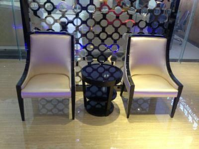 Hotel Chair/Luxury Chair for Star Hotel/Modern Wood Frame Chair/Deluxe Hotel Dining Chair/Dining Chair/Restaurant Furniture (GLCSD-002)