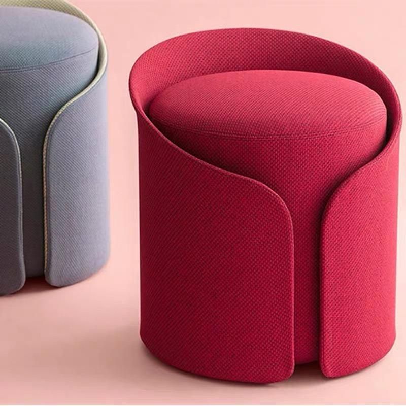 Injeciton Foam Round Column Living Room Stool