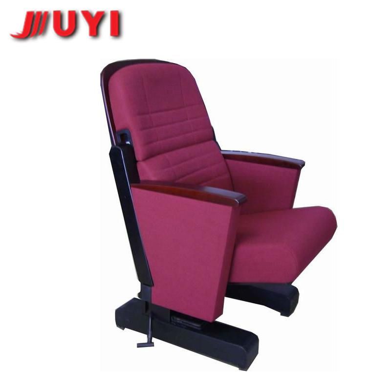 VIP Brand Indoor Upholstery Folding Auditorium Lecture Stackable Wooden Theater Chair Stackable Chairs for The Theater Jy-601