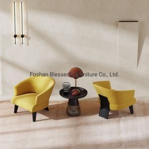 Living Room Chair Fabric Chair Hotel Furniture Coffee Table and Chair