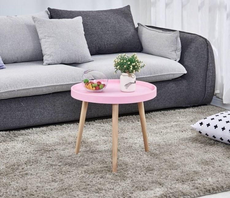 China Wholesale Wooden Leg Home Living Room Furniture Modern Tea Table Simple Plastic Coffee Table