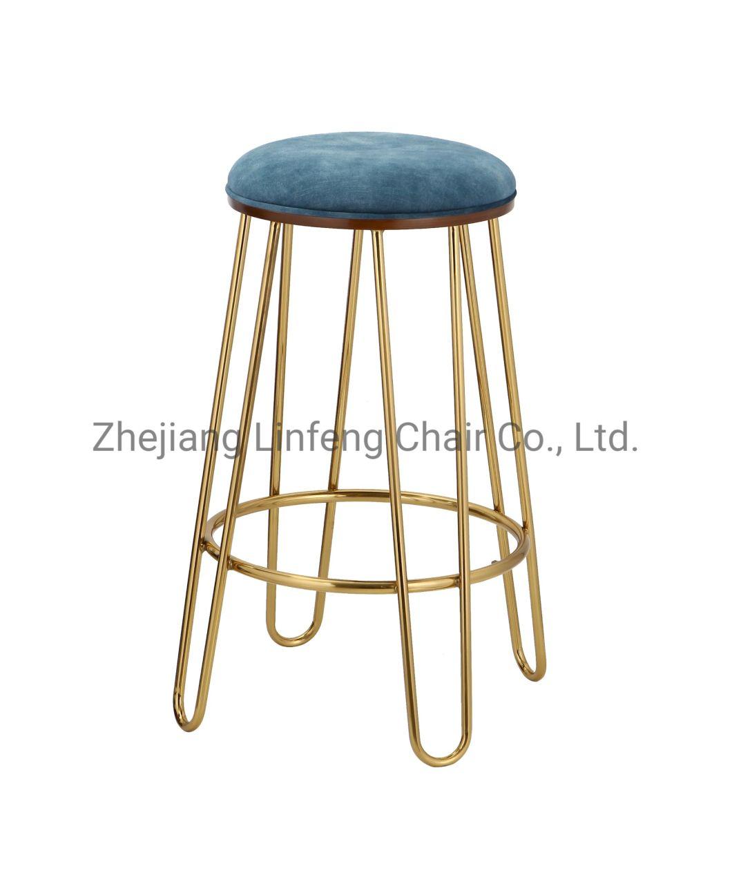 Modern Bar Stool Seat PU /Fabric High Chair Bar Chair Stool