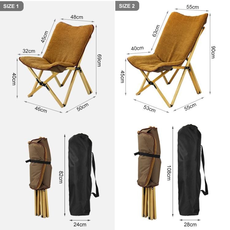 High Quality Hardware Fabric Wood Beach Chair