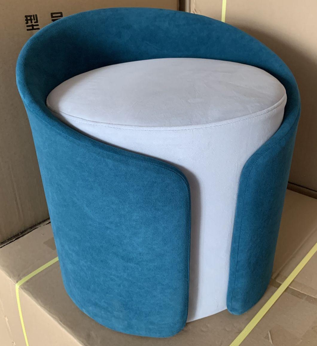 Injeciton Foam Round Column Living Room Stool