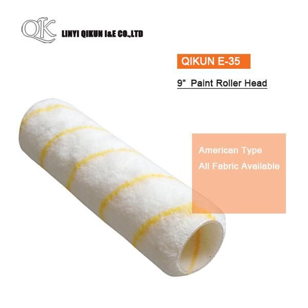 E-25 Hardware Decorate Paint Hand Tools Acrylic Fabric Paint Roller Yellow Color Sponge Foam Roller