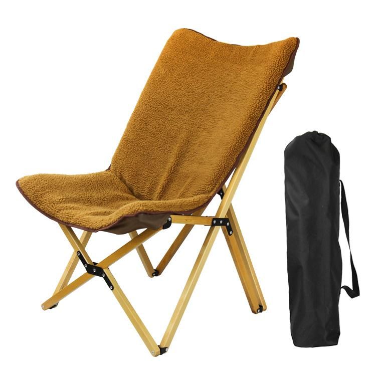 High Quality Hardware Fabric Wood Beach Chair