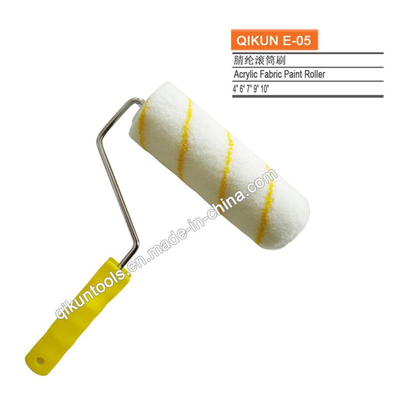 E-04 Hardware Decorate Paint Hand Tools Plastic Handle Acrylic Fabric Paint Roller