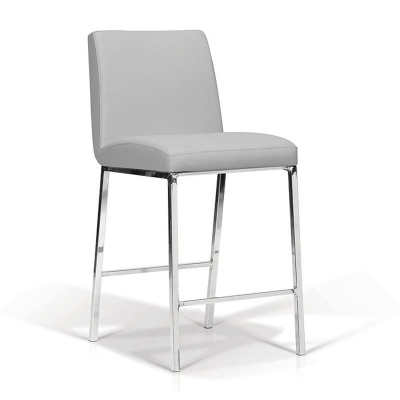 Modern Dining Furniture Coffee Shop Elbow Bar Stool High Chair Upholstered