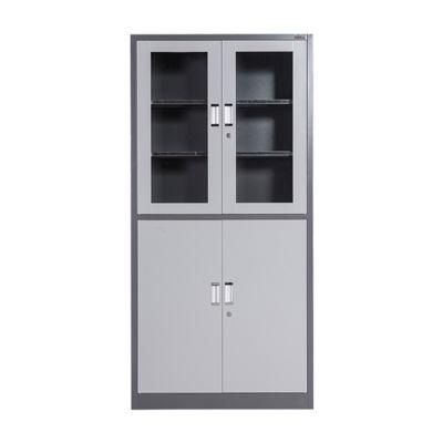 Office Furniture Steel Filing Cabinet Metal Filing Cabinets with Drawer Glass Door Stahlschrank