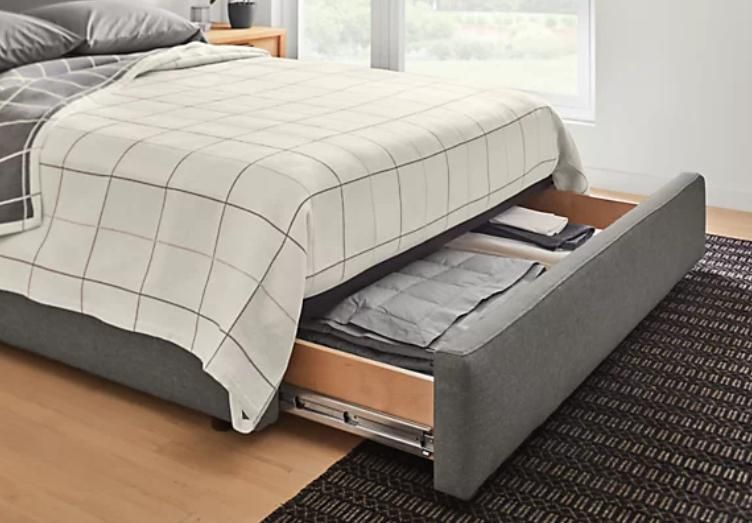 Nova Modern Hot Sell Bedroom Room Storage Bed Fabric Beds with Storage Drawer