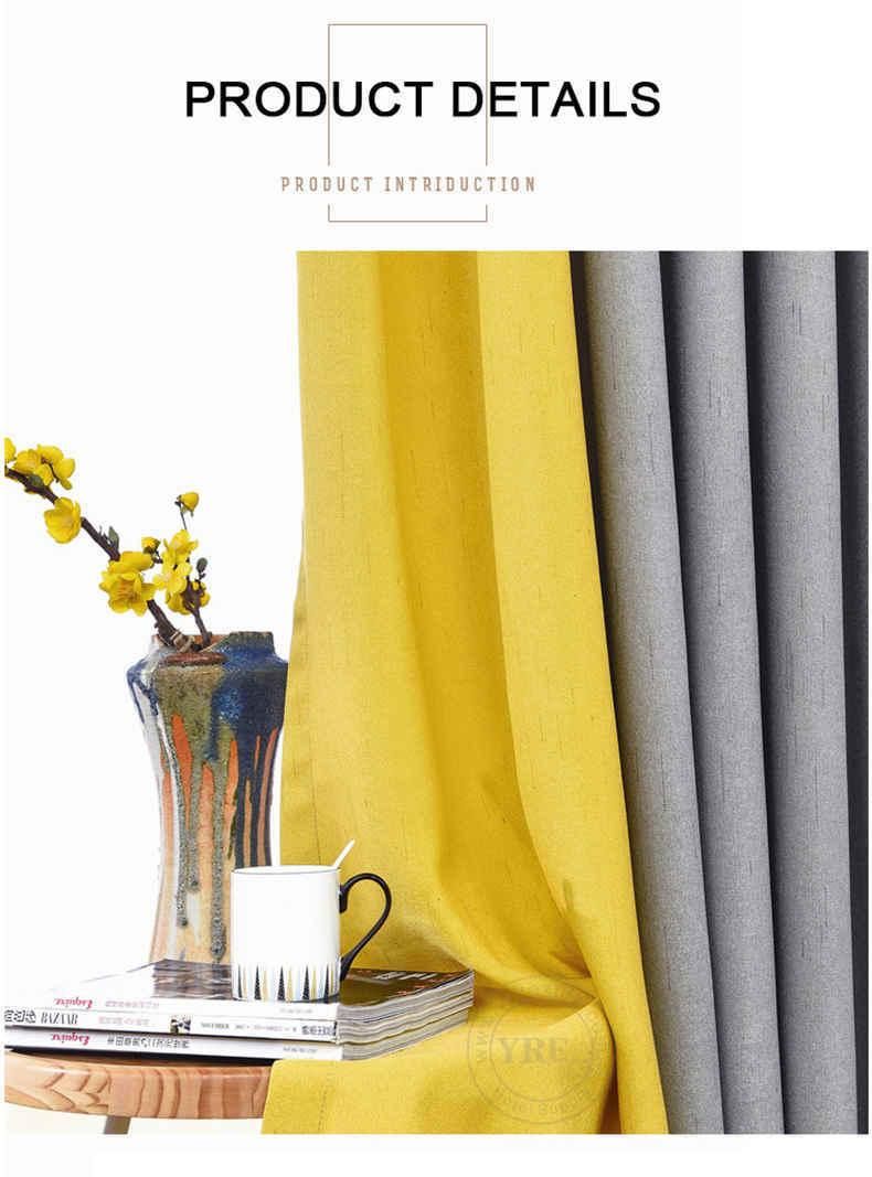 China Factory Supply Natural Linen High Density Curtain Fabric Roller Blinds for Apartment