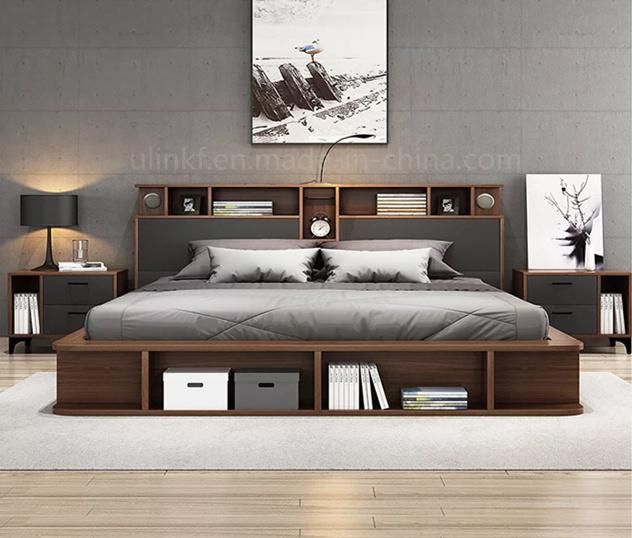 Modern and Fashion Two Lay Corner Fabric Bed