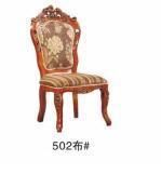 European Dining Room Furniture Wooden Fabric Chair