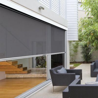 Motorized Outdoor Zipscreen Roller Blinds