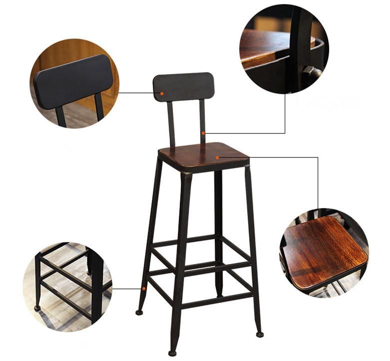 Wholesale Bespoke Modern Design Cafe Bar Solid Wooden Coffee Chair