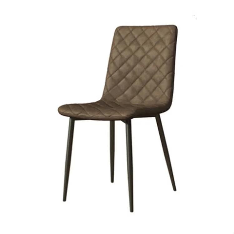 Metal Luxury Elegance Gray Contemporary Leisure Buy Cheap Modern Dining Chair Italian Upholstered Design Factory Price