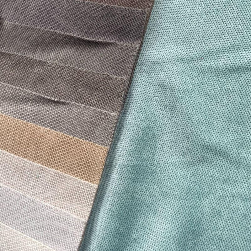 China Home Textile Polyester Spot Fake Linen Velboa Fabric Water Repellent Functional Furniture Material Upholstery Cloth Decorative Fabric (JX011)