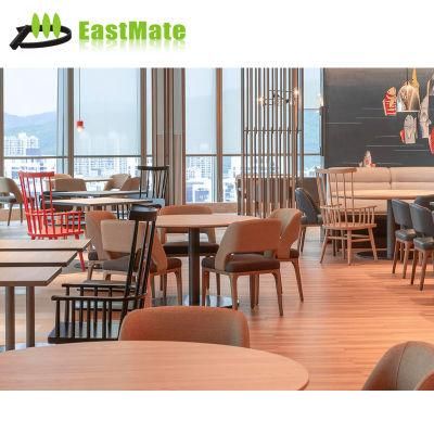 Bent Panel Fabric Wooden Restaurant Hotel Chair