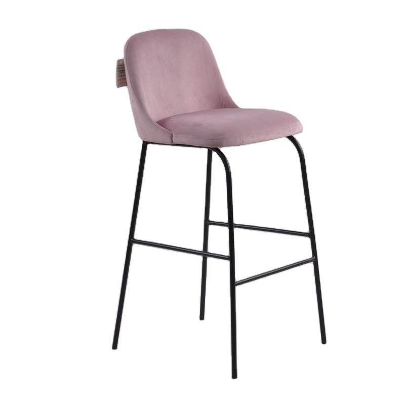 Luxury Cheap Chrome Legs Barstool Standing Metal Bar Stool Chairs