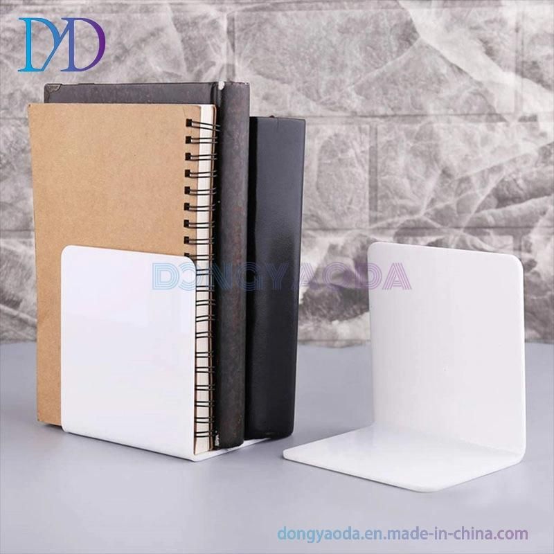 Acrylic Crystal Texture Block Board / Desktop Anti-Slip Bookshelf / Office Book Picture Book Partition