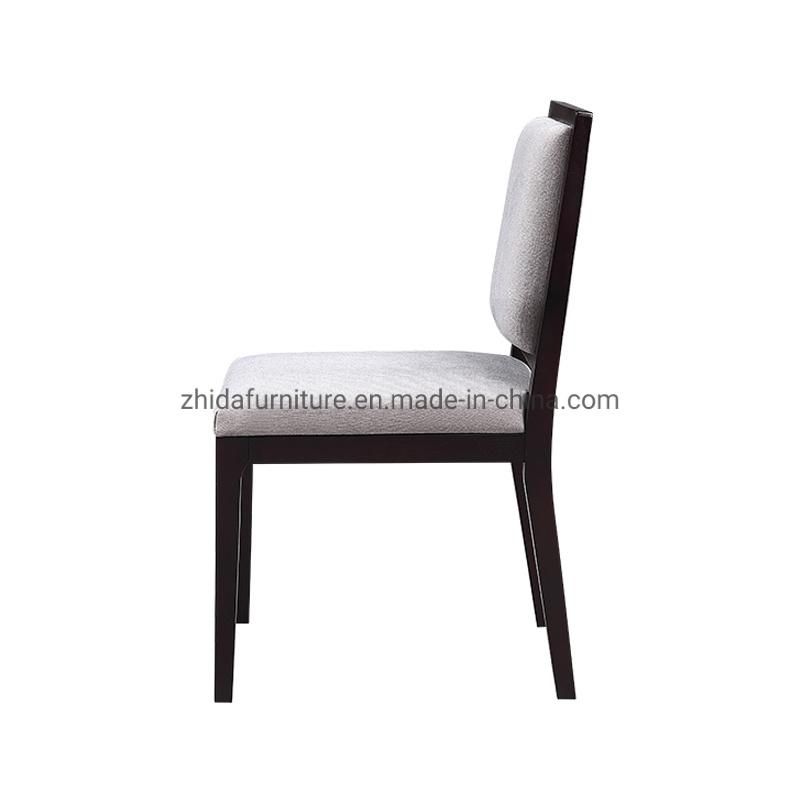 Dining Furniture Modern Hotel Furniture Dining Chair Restaurant Wooden Frame Fabric Seat Chair