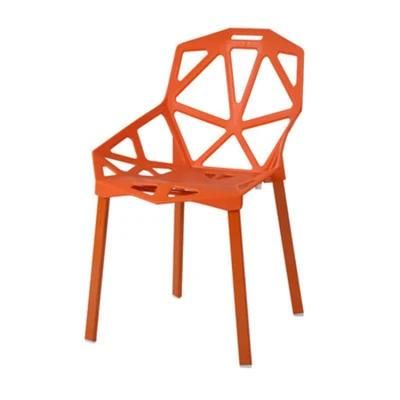 High Quality Cheap Modern Leisure Kitchen Dining Chair White Polypropylene Plastic Chair for Sale