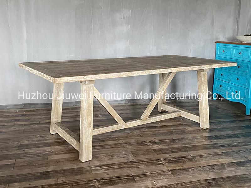 High Quality Wooden Furniture Solid Wood Dining Table/Wedding Table