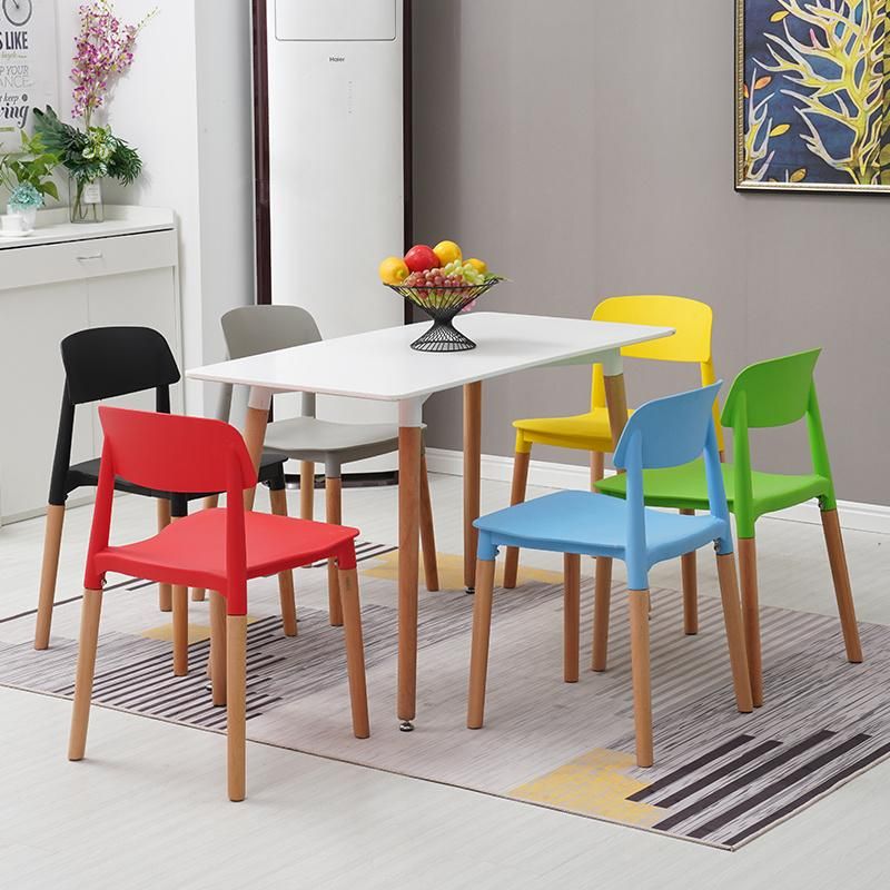 Modern Restaurant Design Chairs Silla Apilable Plastic Dining Chair