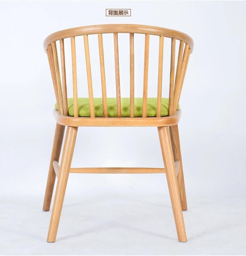 Made in China Beautiful Wooden Dinner Chair Modern Dinner Restaurant Cafe Hotel Furniture Solid Wood Dining Chairs Modern Chair Nordic Style Restaurant Chair