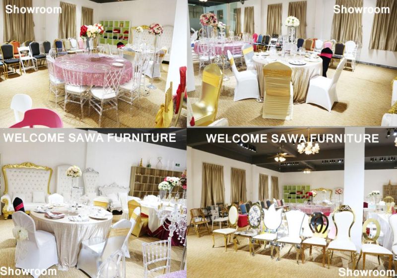 Customize Luxury Stacking Stainless Steel Banquet Hotel Chair