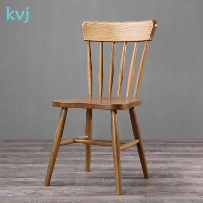 Kvj-7021 Windsor Wooden Ash Restaurant Dining Chair