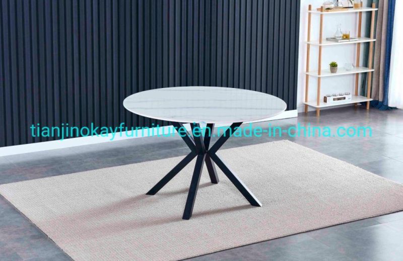 Hot Selling Furniture Restaurant Marble Top Dining Table Rectangular Dining Table Ceramic Top Dining Table