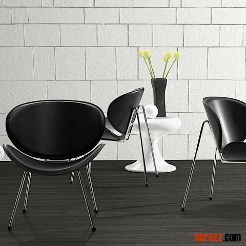 Modern Design Restaurant Chrome Match Chair