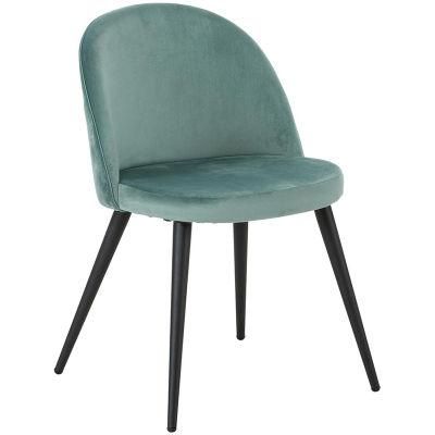 Wholesale Home Kd Velvet Fabric Hot Transfer Legs Beech Wood Modern Furniture Dining Chair