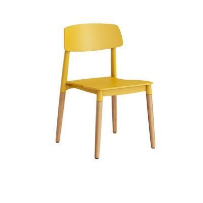 Meubles De Salle a Manger De Luxe En Bois 6 Chaises Design Nordique Moderne En Plastique Pour Bureau Loisirs Vente En Gros