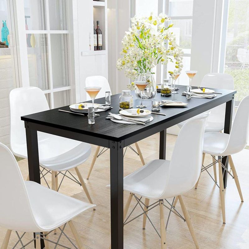 Modern Black Customized Dining Table Kitchen Table for USA/Canada/Australia Market