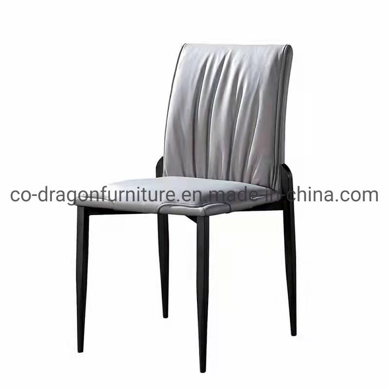 Modern Wholesale Dining Chair with Steel Legs for Home Furniture