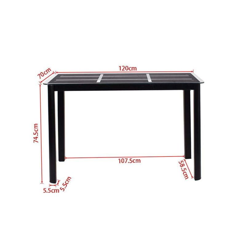 Factory Directly Sell 8mm Tempered Glass Wholesale Morden Design Dining Room Furniture Antique Dining Table