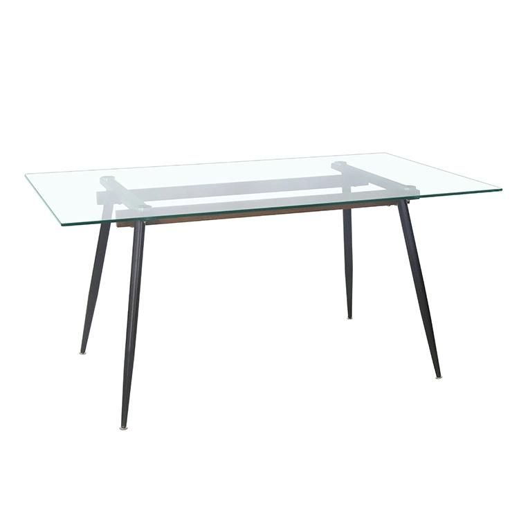 Free Sample Cheap Modern Hot Sale Dining Room Furniture Restaurant Glass Dining Table