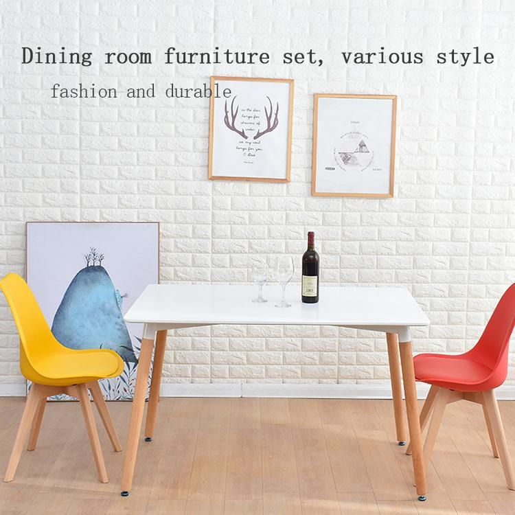 2022 Nordic Simple Restaurant Tables Milk Tea Hotel Party Portable MDF Dining Table Modern