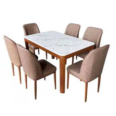 Nordic Style Marble Dining Table for 4 6 8 Seater