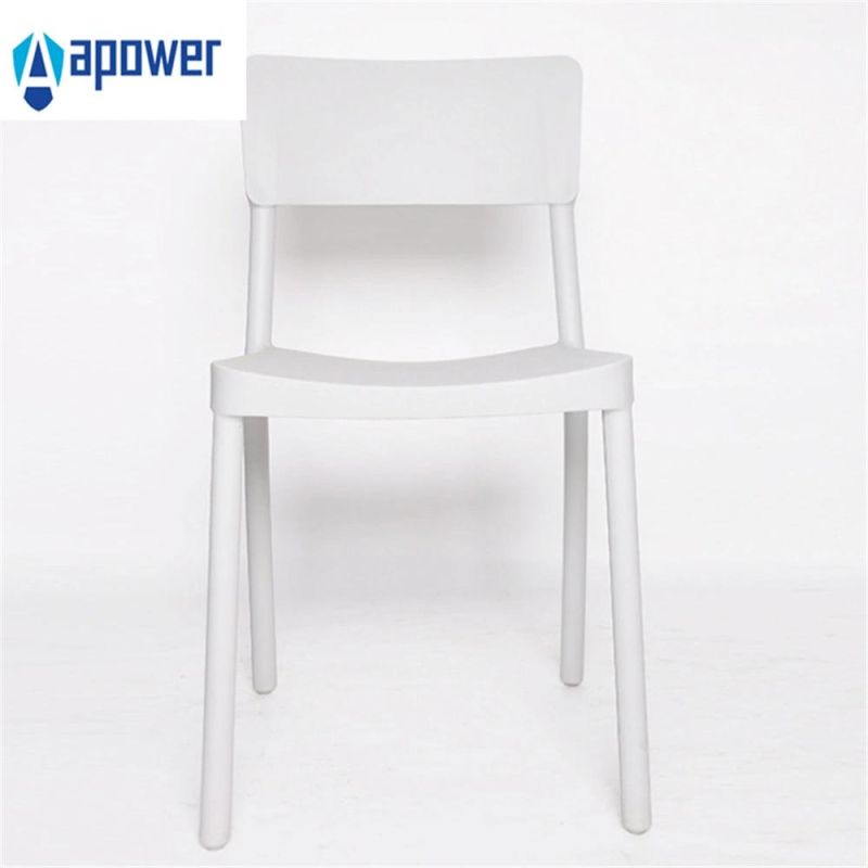 High Quality China Back Breathable Colorful Dining Stackable Plastic Chairs