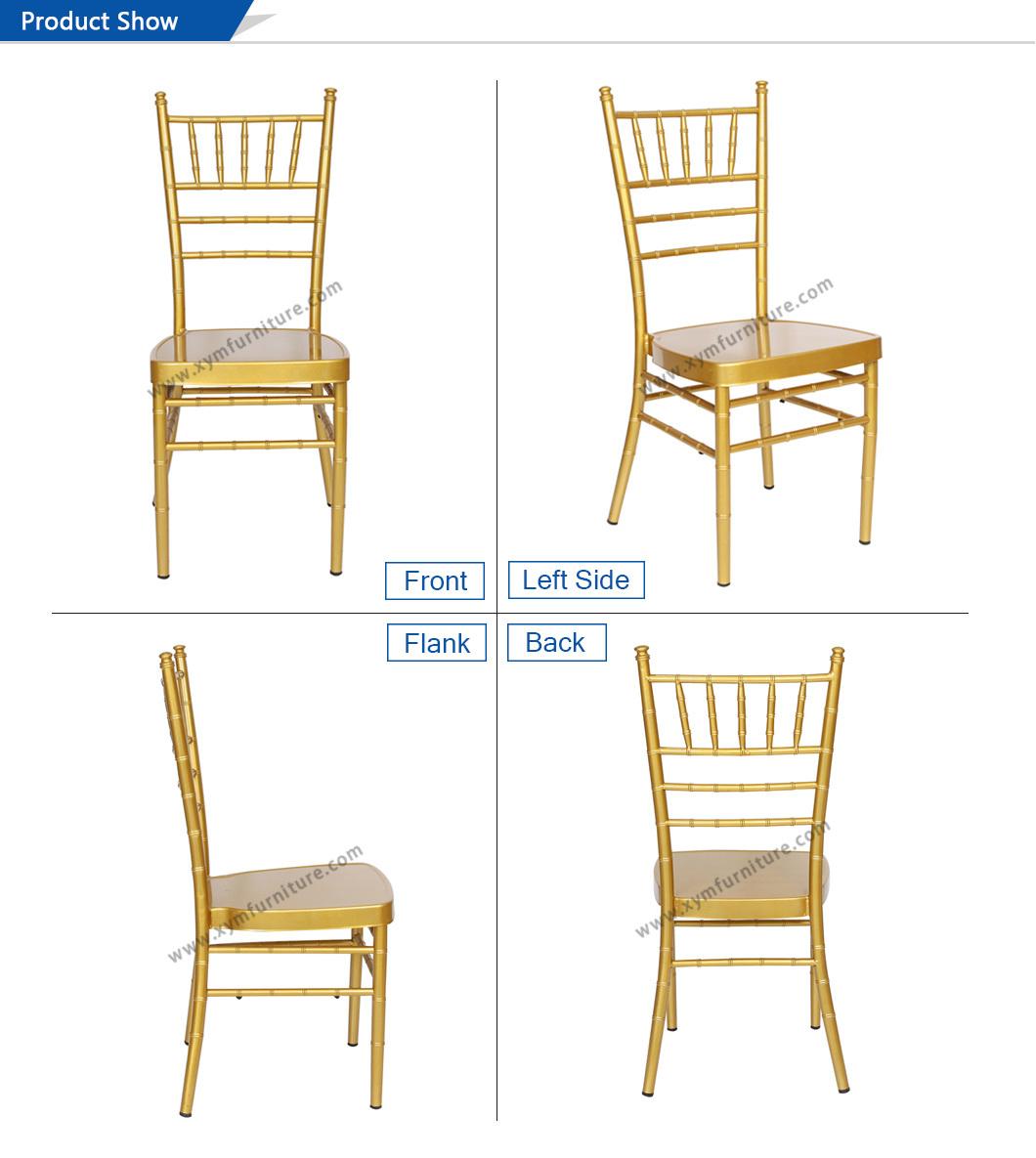 Hotel Dining Wedding Aluminum Chiavari Chair (XYM-ZJ32)