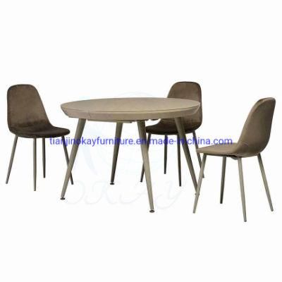 Luxury Modern Restaurant Kitchen Dining Room Table Rectangle Square Round MDF Wooden Marble Texture Dining Table Dining Table